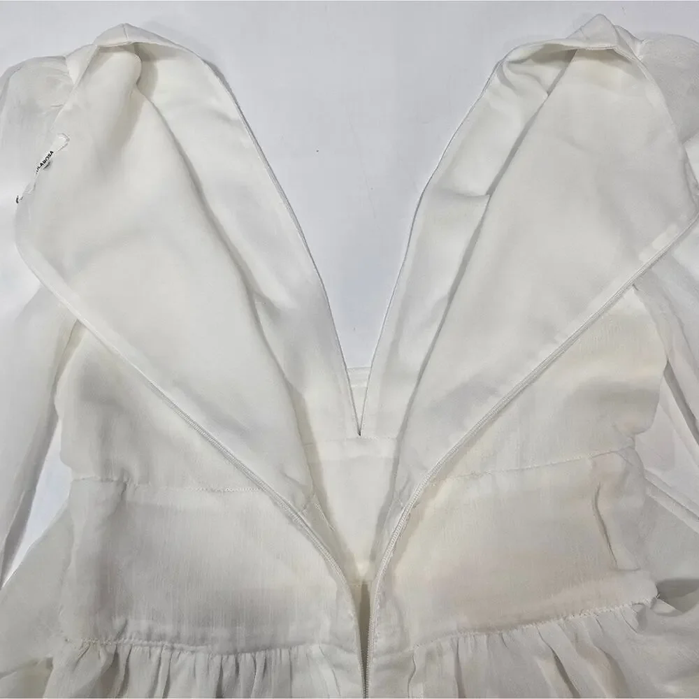 Tularosa Lucianna Mini Dress in Ivory XXS - Picture 11 of 13